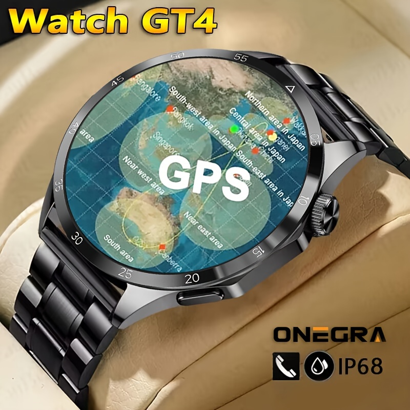 Chibear Gt4pro Reloj Inteligente Hombres Gps Reloj - Temu Spain