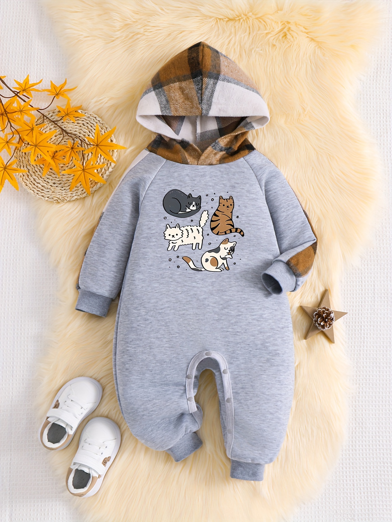 Cat onesie baby sale