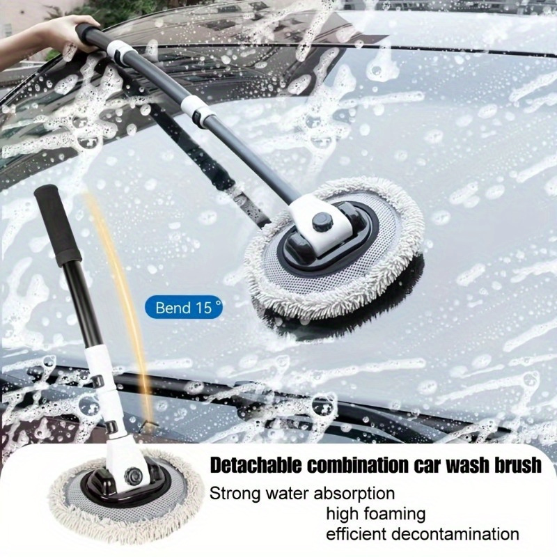 Car Wash Brush With Soft Detailing Bristle Flow thru - Temu