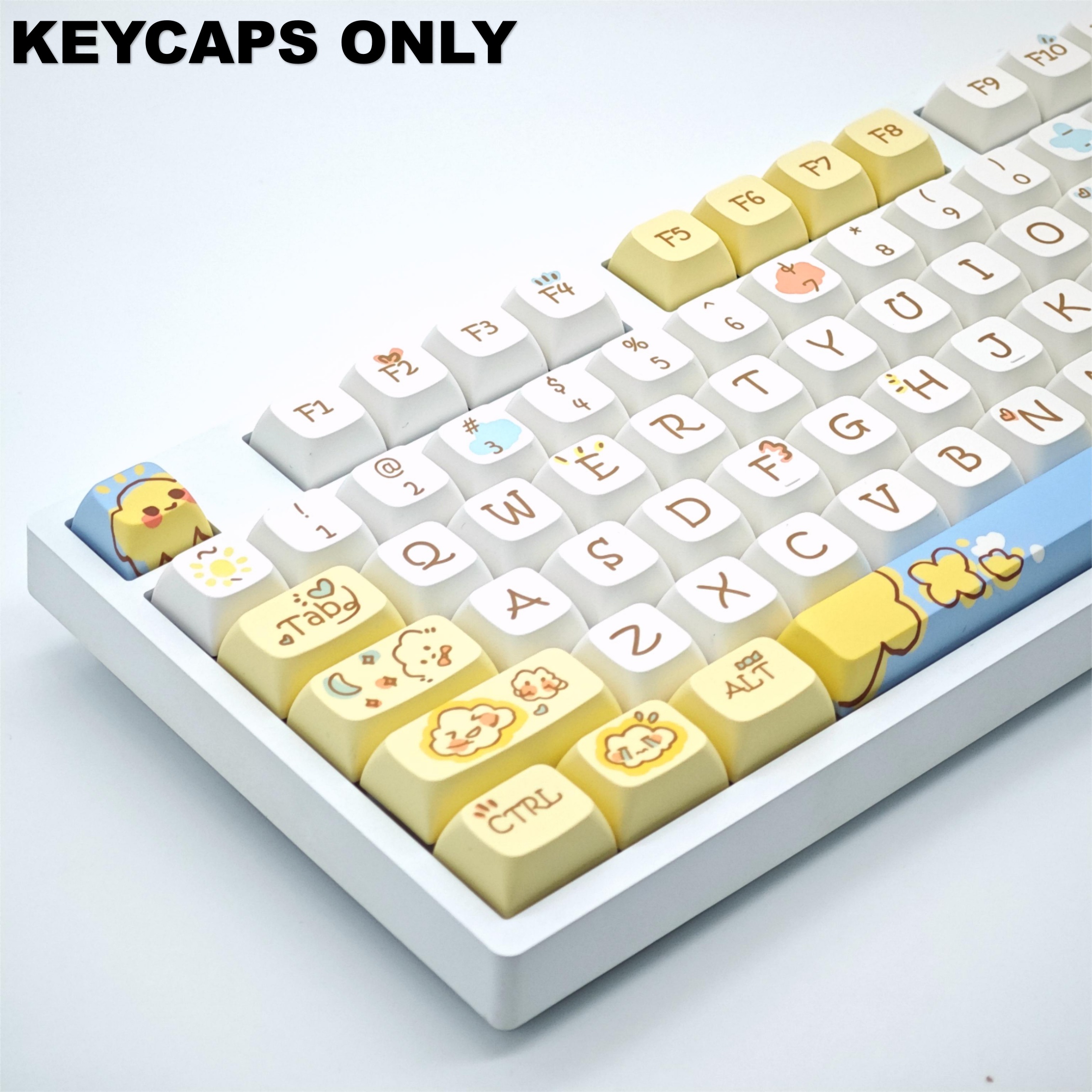 Black Typer Pbt Keycaps Set 129 Keys XDA Profile English ANSI Japanese  Cherry Mx for 61/64/68/78/84/87/96/980/TKL/100% Keyboard 