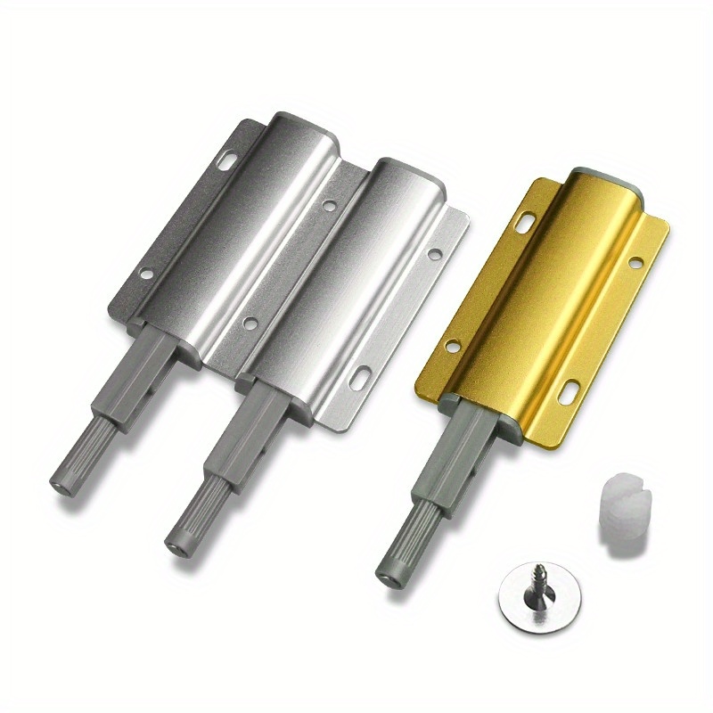Jiayi - Pestillo magnético para gabinete en forma de L, paquete de 2  unidades de cierre magnético para puerta de gabinete ultra delgado para  imanes de