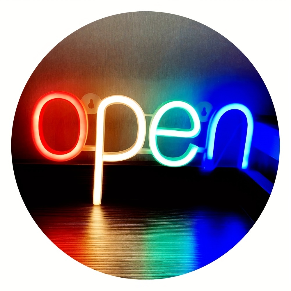 Cartello led aperto e chiuso - Negozio Neon Business Bar Shop Closed Light