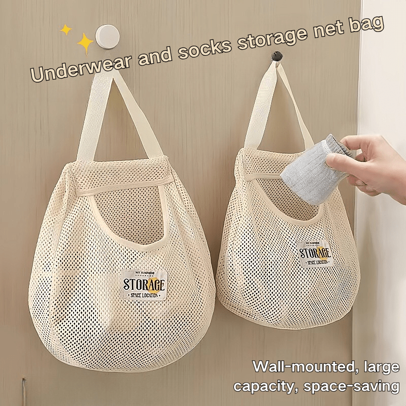 

Sac de rangement suspendu pour chaussettes japonaises, armoire pour sous-vêtements, sac de rangement pour sous-vêtements, sac de boxe suspendu pour dortoir perforation