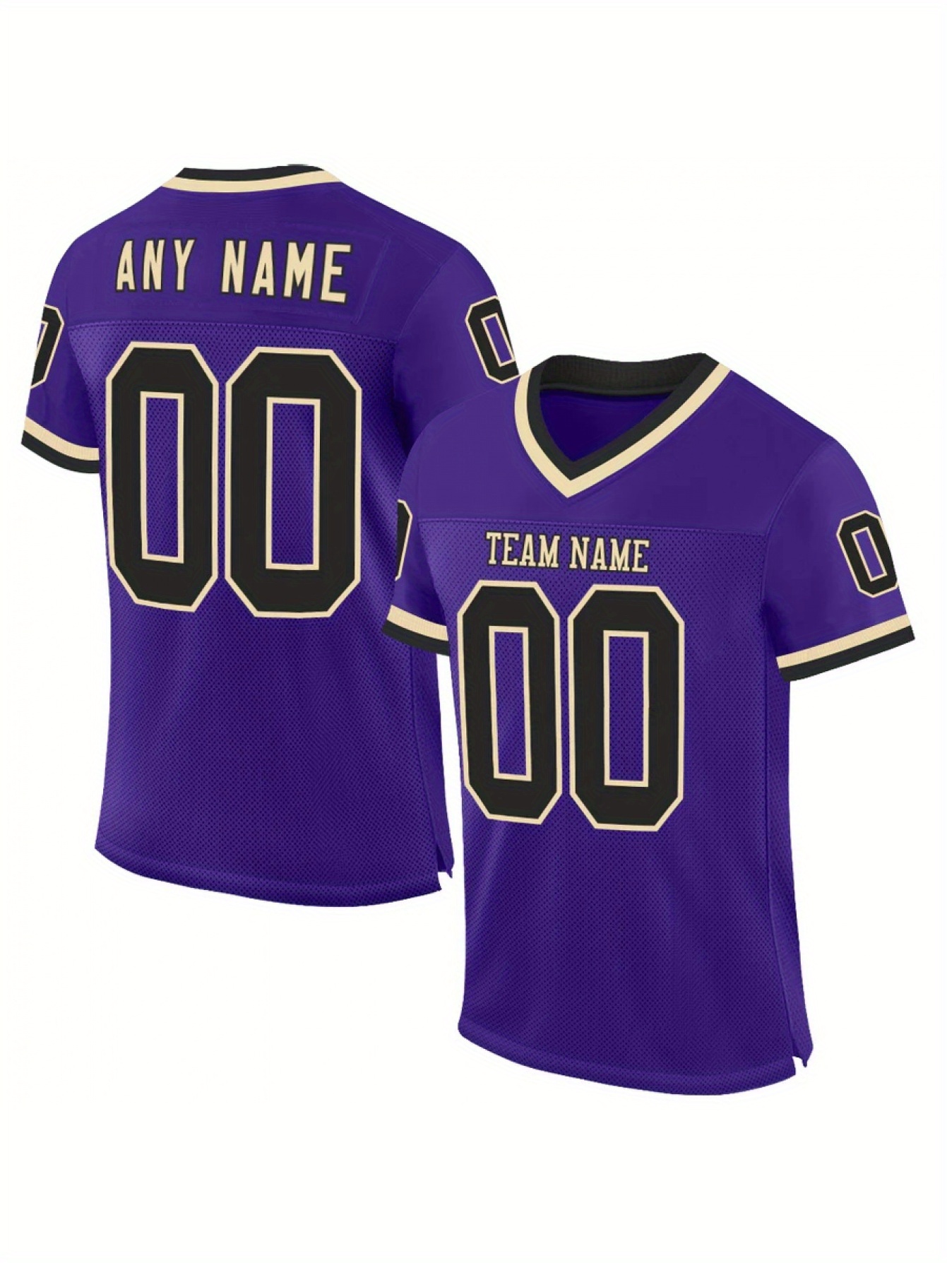 mens customizable v neck jersey personalized name team logo print breathable regular fit for soccer basketball running training spring summer casual outdoor wear soccer jersey   shirt multicolor 0
