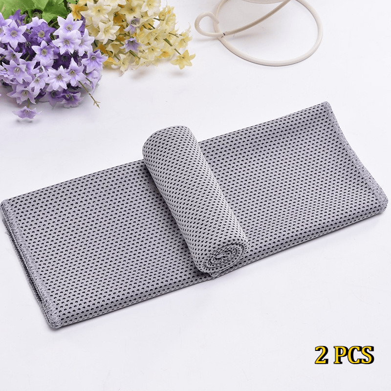 TEMU 2pcs Set, [snap And Cool] Cooling Sports Towels, Quick- Towels, -cool Towels, Absorbent Quick- Technology, Summer Sports Essentials