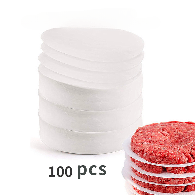 TEMU 100pcs Hamburger - Separate Burgers & Food Storage, Freezer Safe Kitchen Gadgets