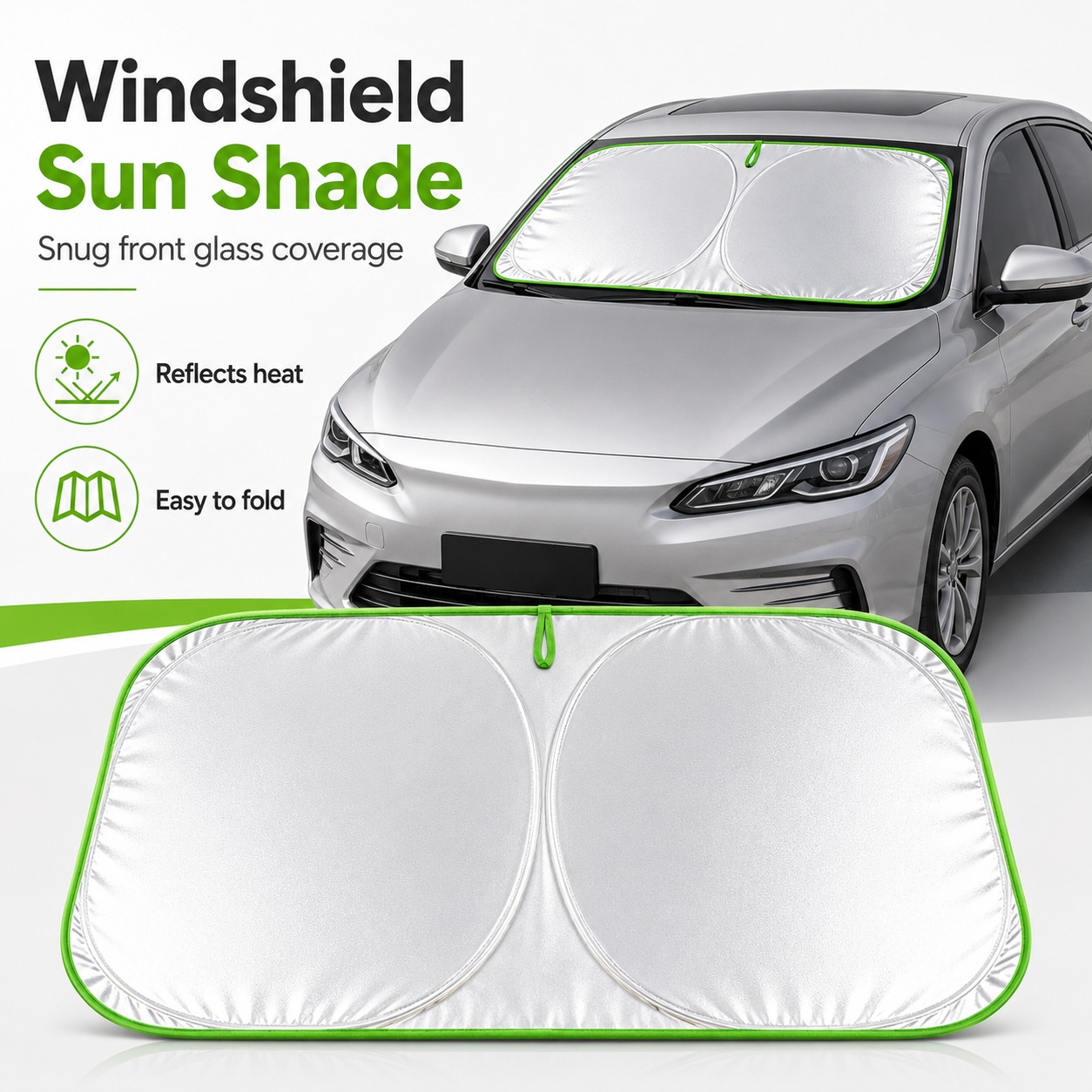 sun shade for car windshield sold on Temu United States