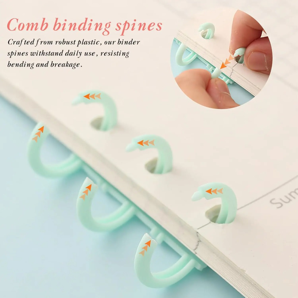 combing for for spine 2pcs comb binding spine plastic binding combs spine easy