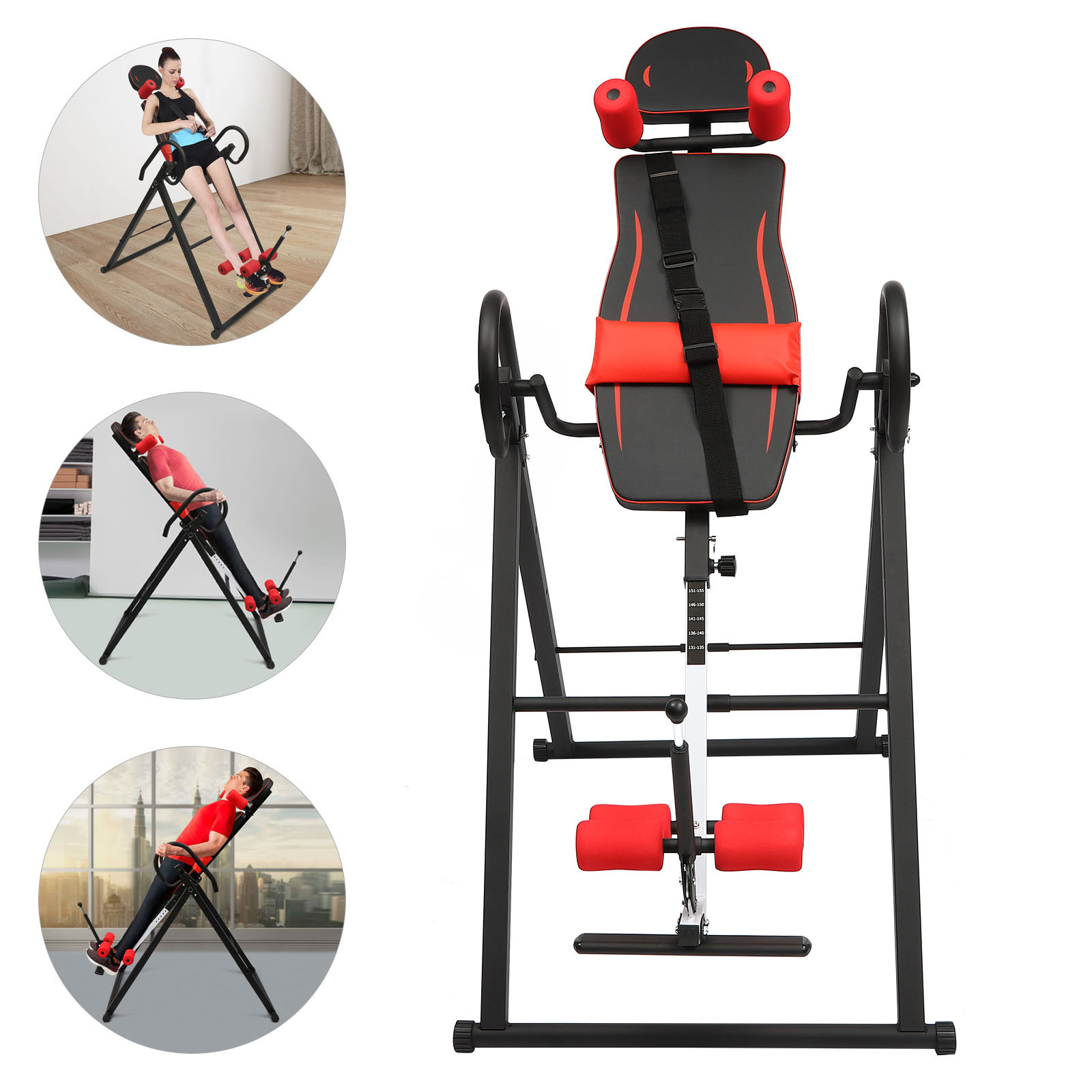 Lightweight Inversion Table Heavy Duty Inversion Table ITX9550 With True Balance System - 300 Lb ...