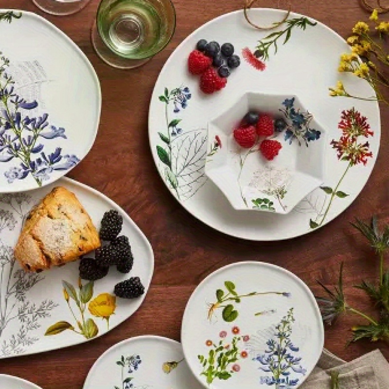 White Plates For Crafts Chef Craft Classic Dessert Plate, 10