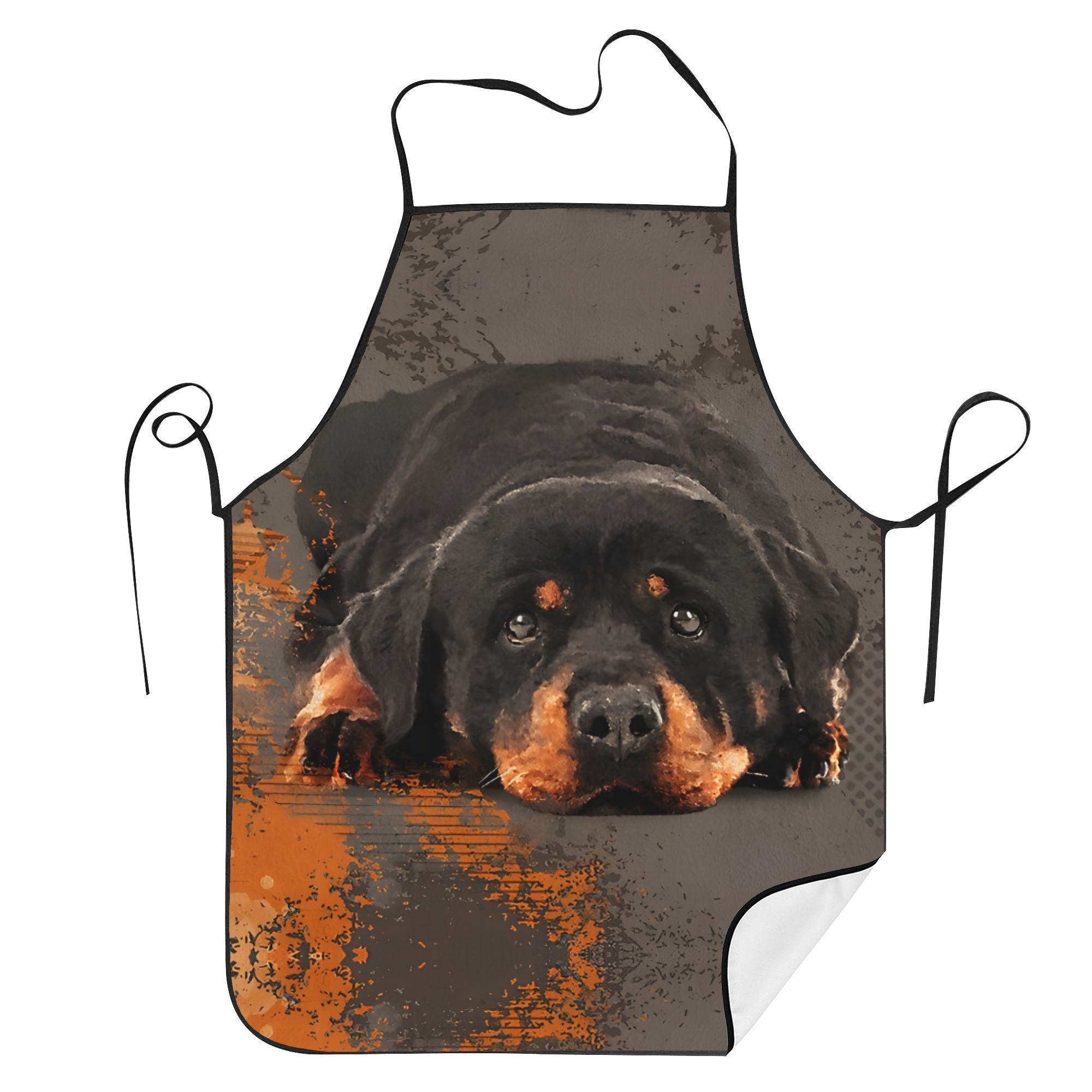 

Creative Kitchen Apron With Cute Rottweiler