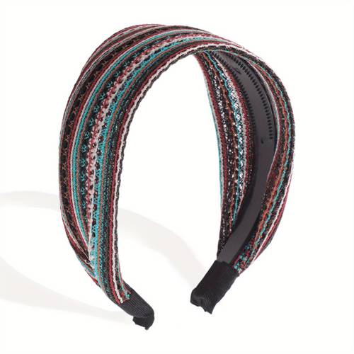 boho headbands for women non slip wide headbands large head bands for womens hair thick headbands with teeth fashion hairbands hair accessories for women ladies