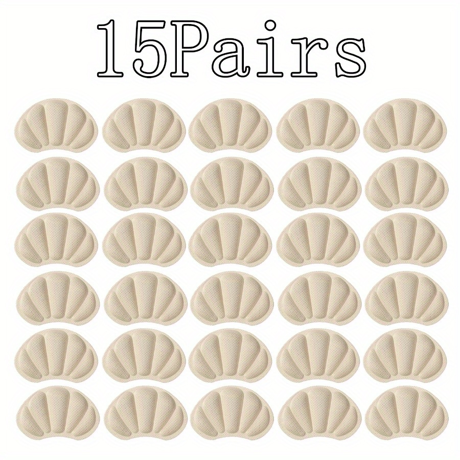 15 pairs soft non slip heel cushions with breathable   adjustable height cuttable design  able shoe filler inserts for loose heels toe cushions heel pads for women men shoe heel inserts flexible   insert flexible cushion insert