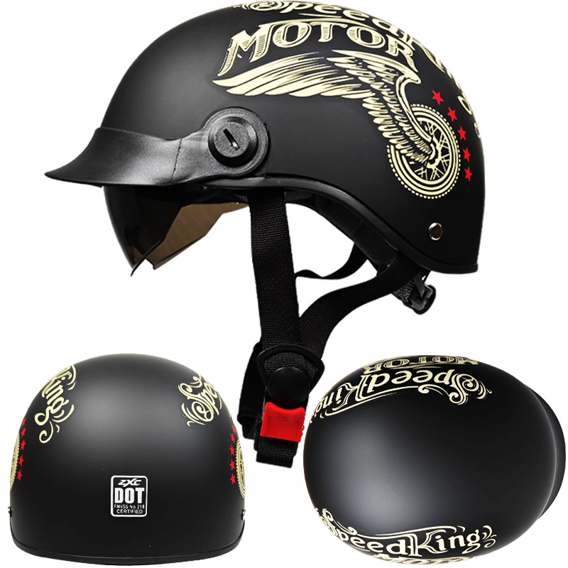 TEMU 【レトロ】メンズ＆レディース ユニバーサル 軽量 内蔵内視鏡安全カバー＆ サイクリングハット