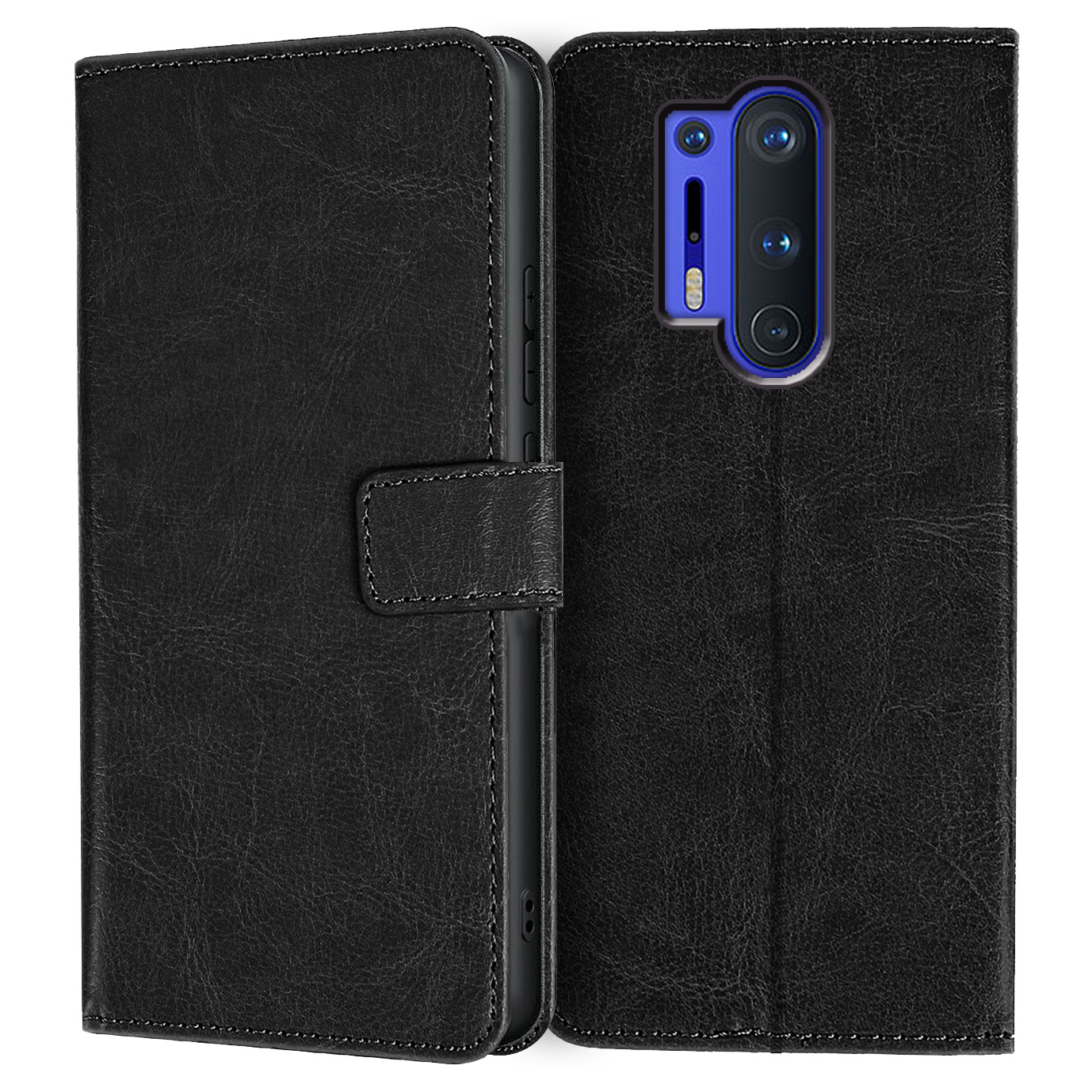 TEMU Phone Case - For Oneplus 8 8t 10t 11 12 12r 13 13r Pro Case Faux Leather, Versatile, Card Slot With Kickstand Wallet Flip Protective Phone Case