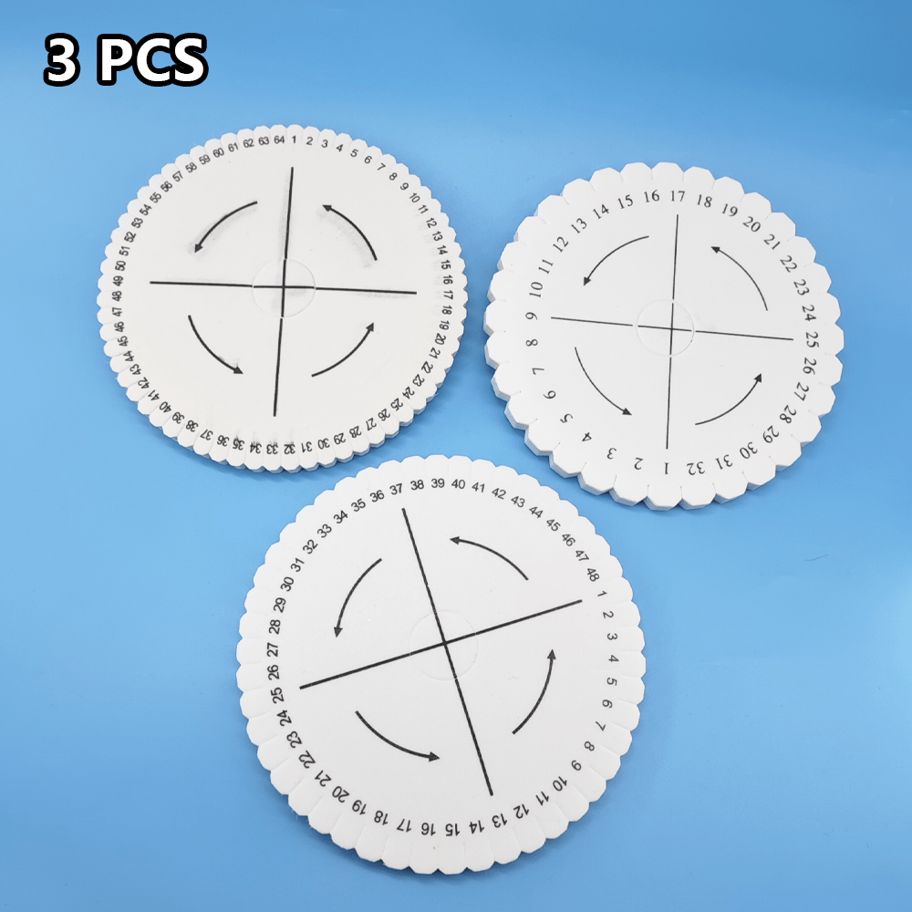 TEMU Set de 3 Tejedores de Pulseras - Tablero Circular Kumihimo, Práctico Herramienta de Artesanía para Crear Pulseras de y Pulseras, Ideal para
