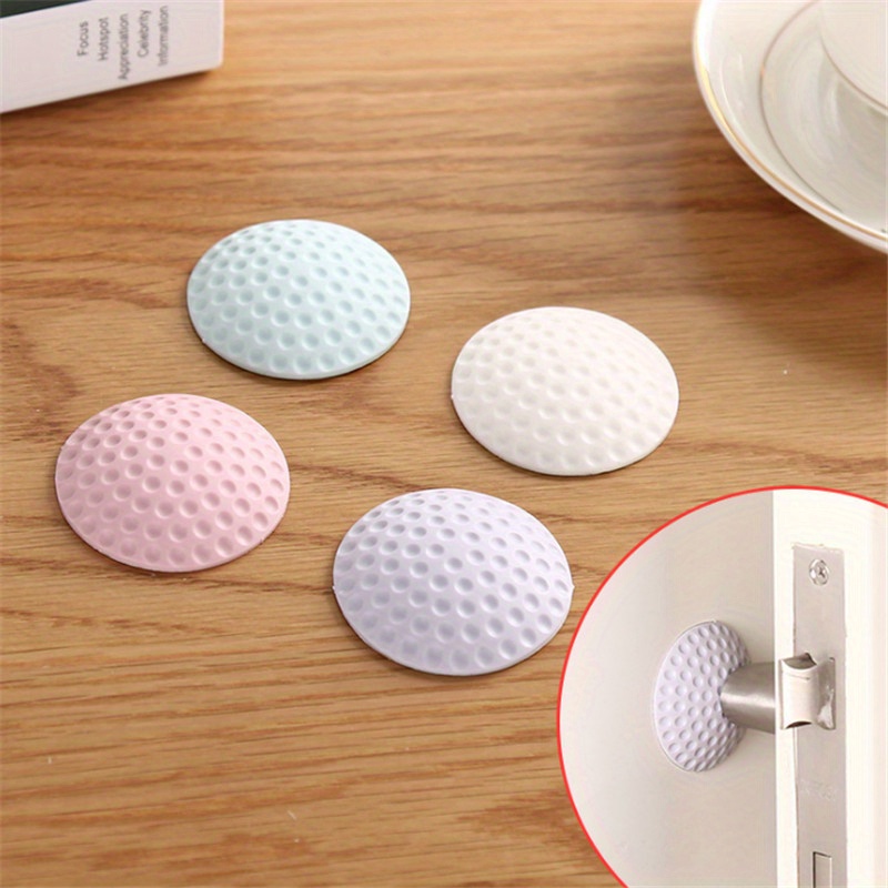 1pc anti collision door stop pad thickened rubber material wall mounted silent stylish ideal for wall details 2