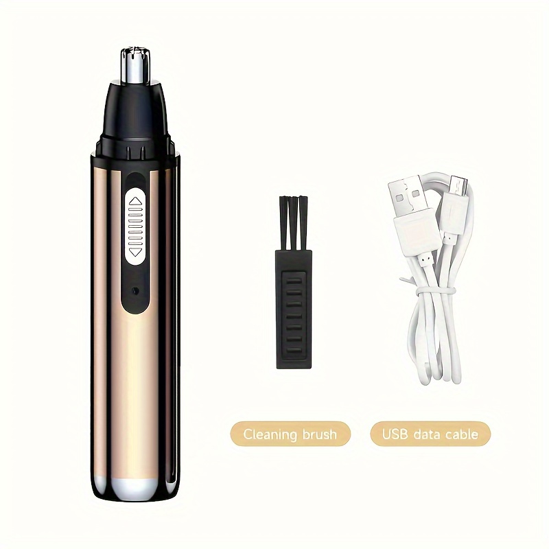 1pc electric nose hair trimmer   eyebrow and face hair trimming usb charging high quality stainless steel head   for men and women Product details 7