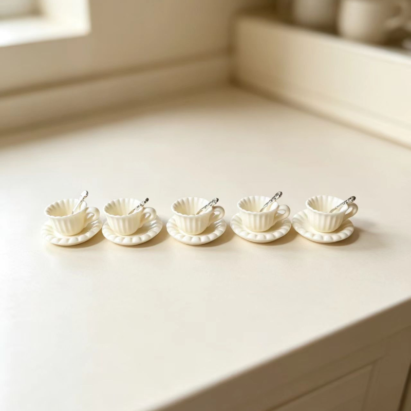 TEMU Ensemble de 15 mini cuillères à café, décorations de cuisine de maison de poupée, ornements miniatures de bureau, accessoires de de modèle pour