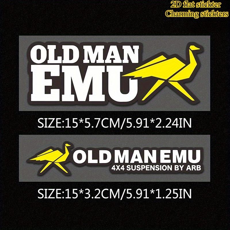 TEMU 2d Flat Sticker Car Sticker Personalized Off-road Modification Outdoor Text Creative Reflective Car Sticker Car Decal
