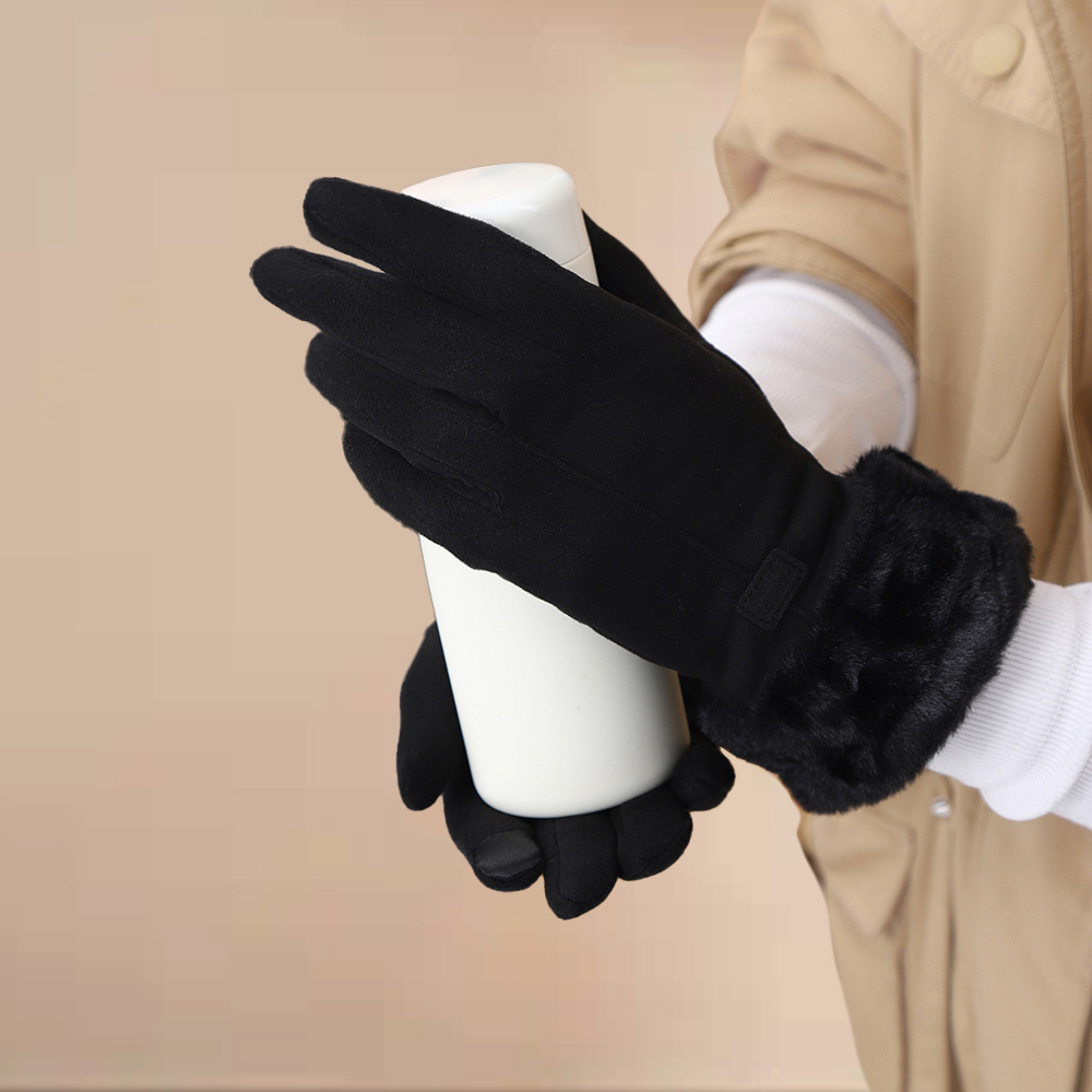 TEMU [windproof Touchscreen Gloves] 1/2/3pcs Women's Thermal Winter Gloves Windproof Cold-proof Touchscreen Gloves For Cycling & Outdoor Activities -