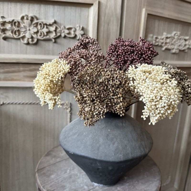 3er-Set knstliche Ball-Bouquet-Fllungen im Stil von * knstliche Blumen  fr die *kultur, Vasen-Dekoration, knstliche Blumen, Hotel *- und  Fotografie-Requisiten, Tischdekoration, mit beigen, braunen ...