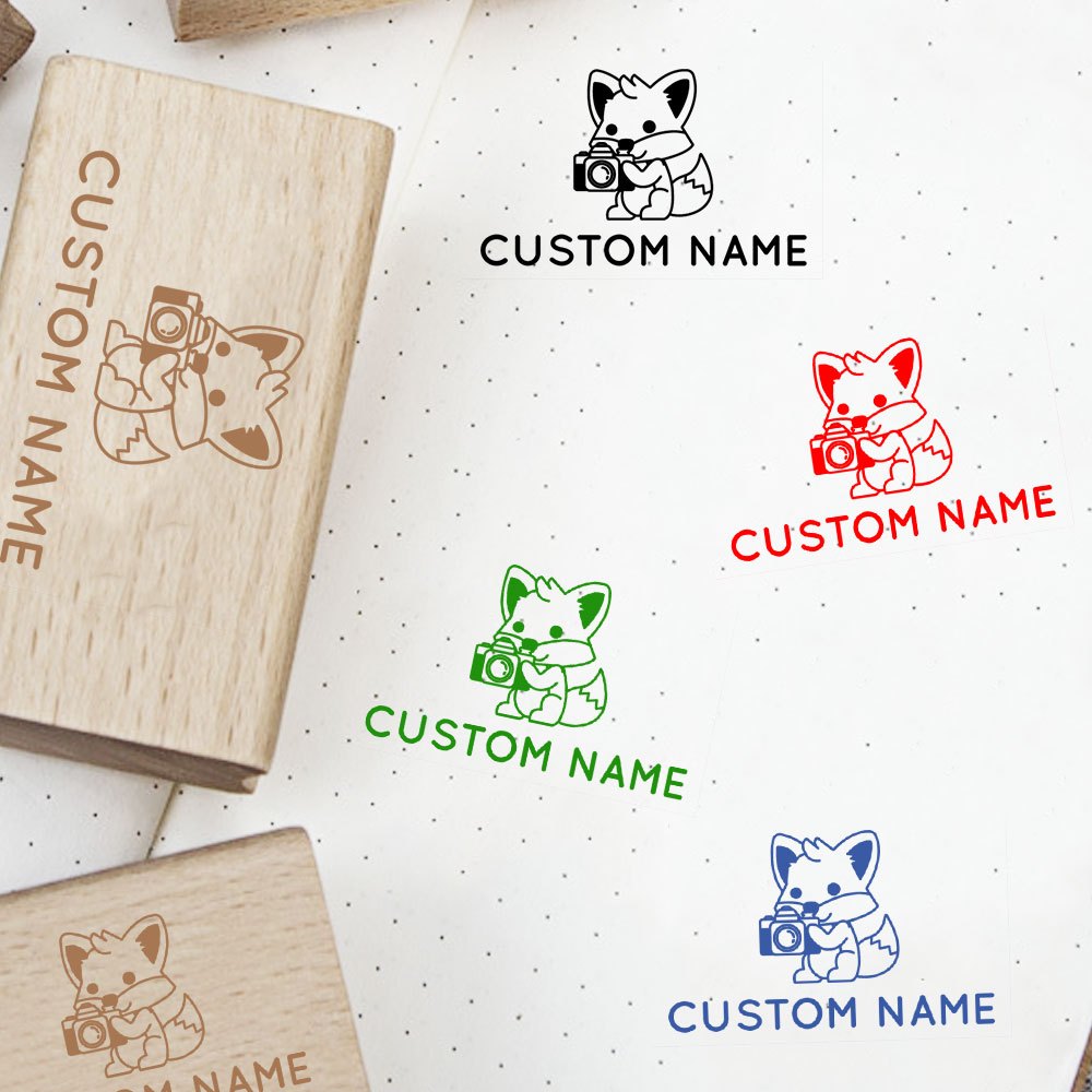 Custom Exquisite Wooden DIY Decoration Hand Account Stamp