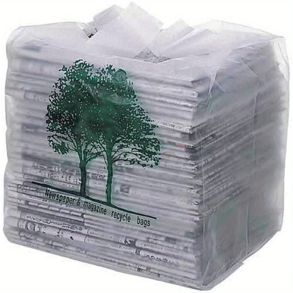 TEMU Ordiy Newspaper Magazine Collection Bag With Handle, Semi-transparent, 30pcs In A Box, Easily Remove , Newspaper Magazine Storage Bag