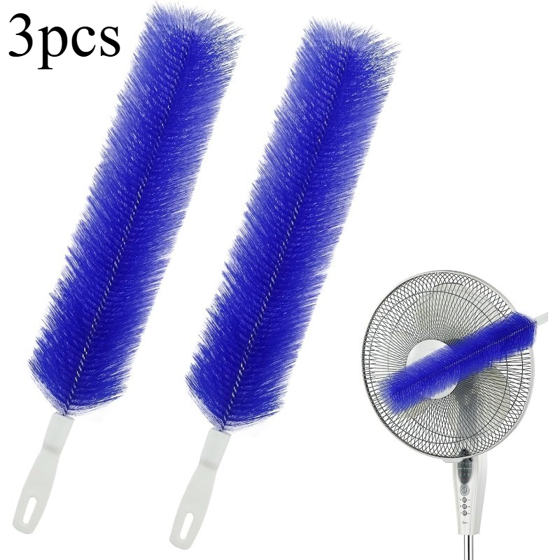 TEMU Brosse de nettoyage pour ventilateur, brosse à poussière flexible pour ventilateurs, convient à tous les types de ventilateurs, réutilisable ;