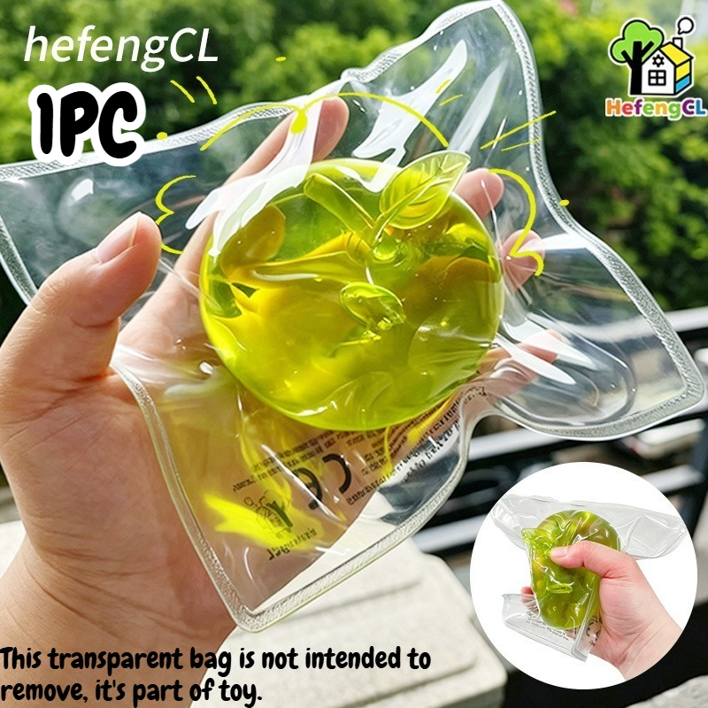 Image of Hefengcl-transparent Teal Squeeze Toy, Soft Slow-rebound Squeeze And Pinch - Perfect Gift For Relaxing Mood, Office Decoration, Day, Valentine's Day, , Christmas, And Other Holiday Gift Fillers