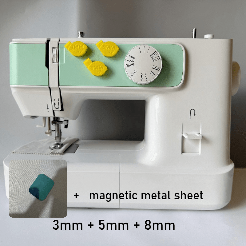 TEMU Jeu d'outils de pied presseur ourleur pour machine à coudre, outil d'ourlet, - pour manches, ceintures, passepoils de col, accessoire de machine