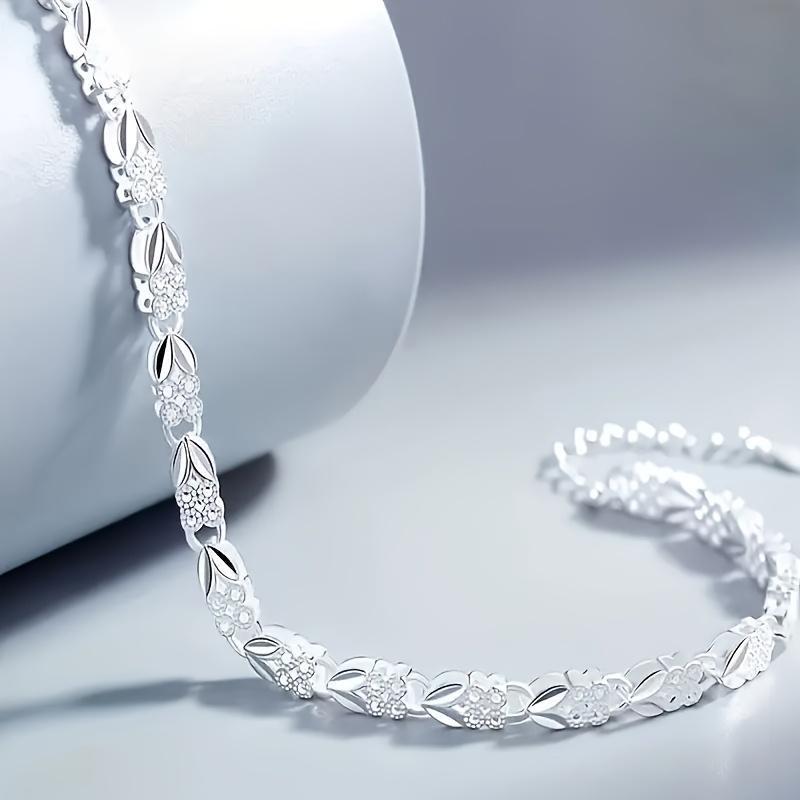 925 Silver Plated Bangle Elegant Bracelet For Daily And Party Wear_voghion.com