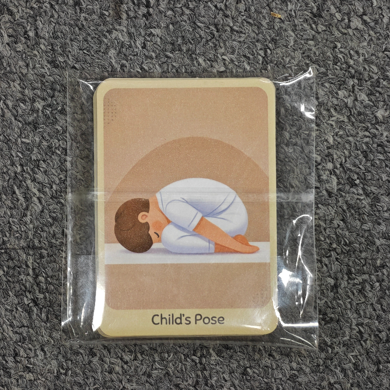 E-shop 24-teiliges Yoga-Posen-Anleitungs-Kartenset – Geeignet für Anfänger Senioren, anfängerfreundliche Stuhl-Yoga-Karten, Dehnübungen für zu Hause,