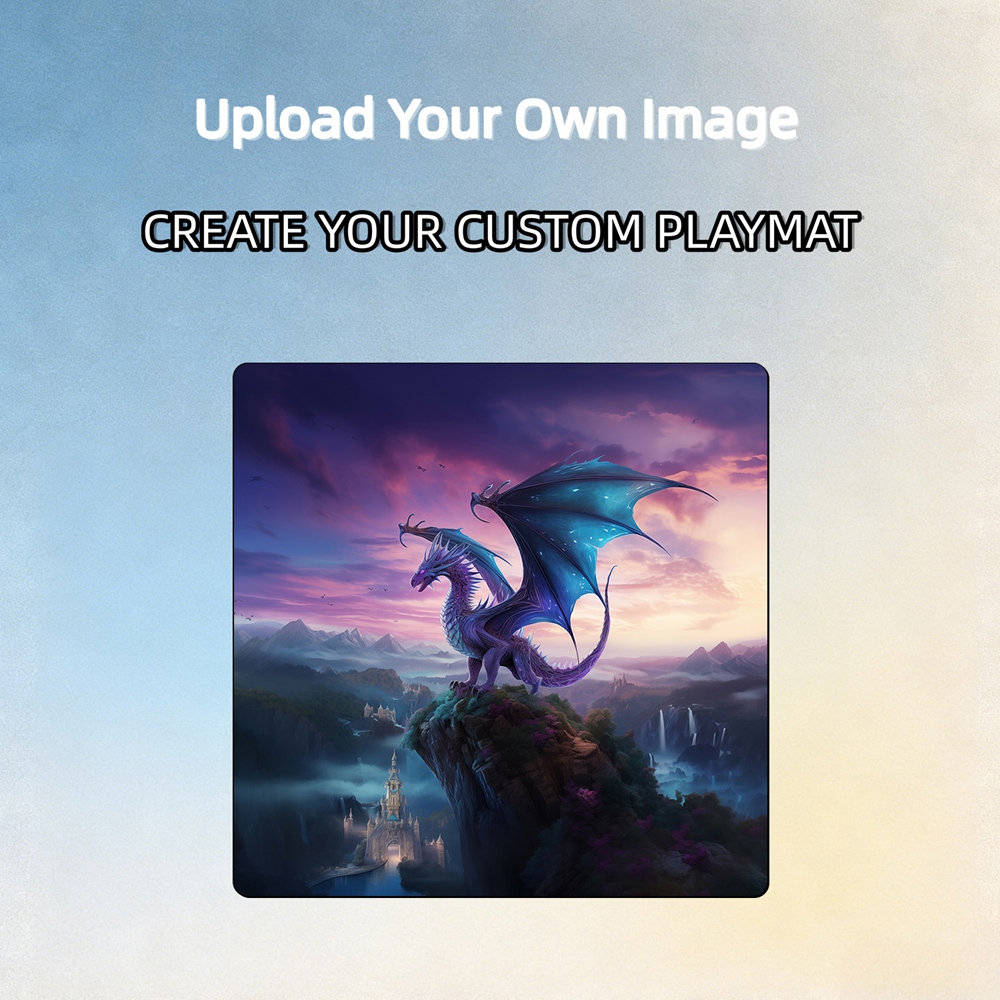 TEMU Custom 2 Player Play Mat, Custom Dl Play Mat, Tcg Ccg Play Mat, Dual Player Play Mat Compatible For Trading Card Game, 2 Player Rules Zones Play