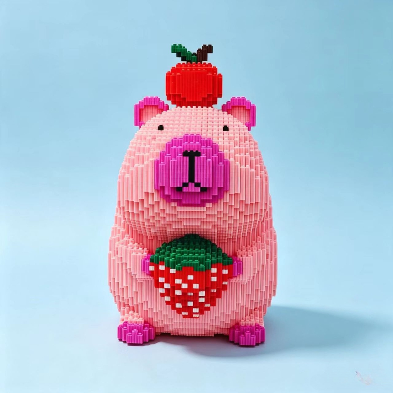 Micro Building Blocks Capybara, Cute Gift