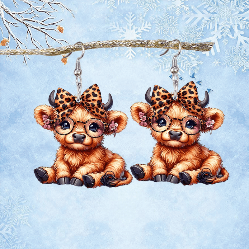 

Christmas Cow - Bow & , For