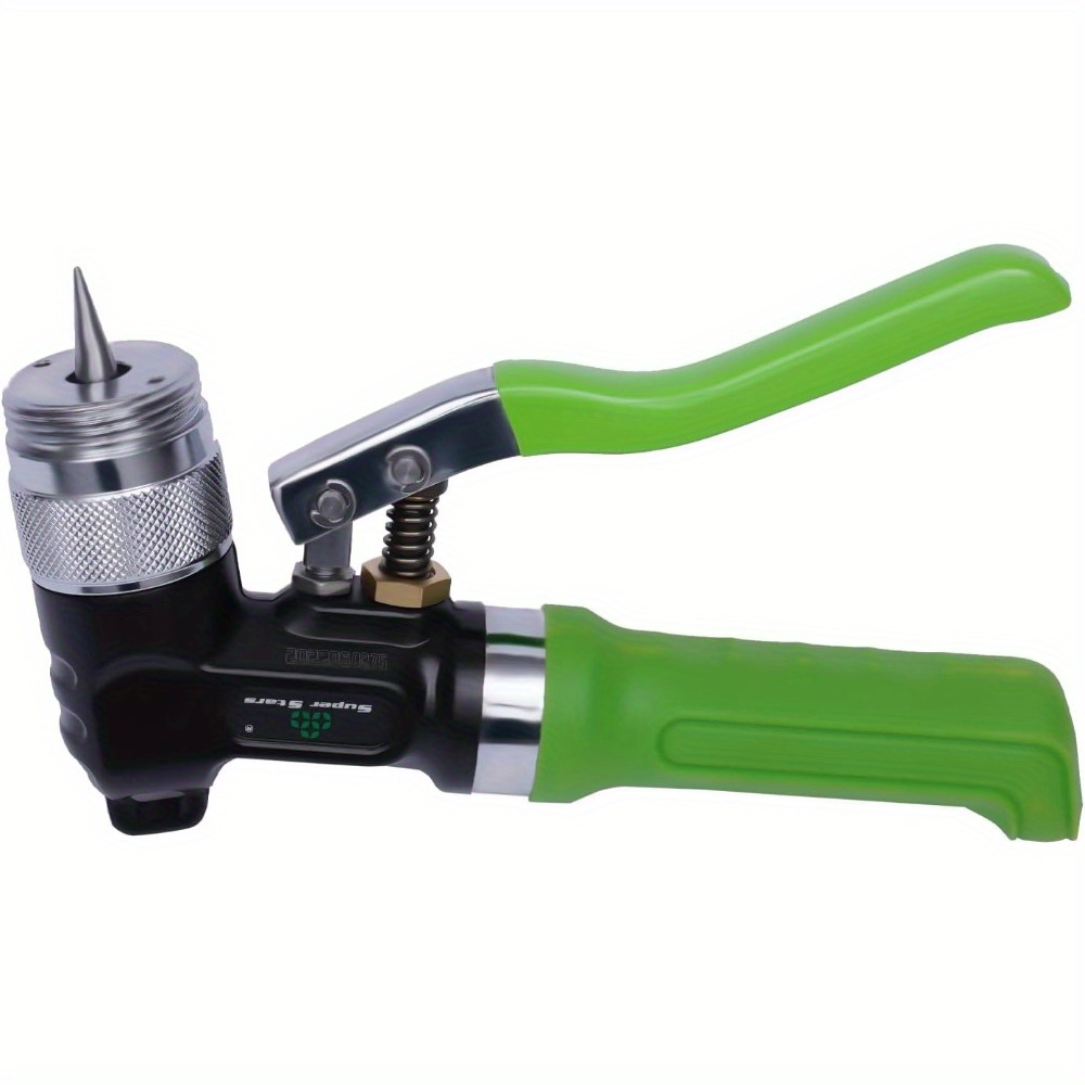 Copper Pipe Expander VEVOR Hydraulic Tube Expander Kit - 3/8" To 1-1/8" HVAC Swaging Tool With 7 Heads, Pipe Cutter & Deburring Tool