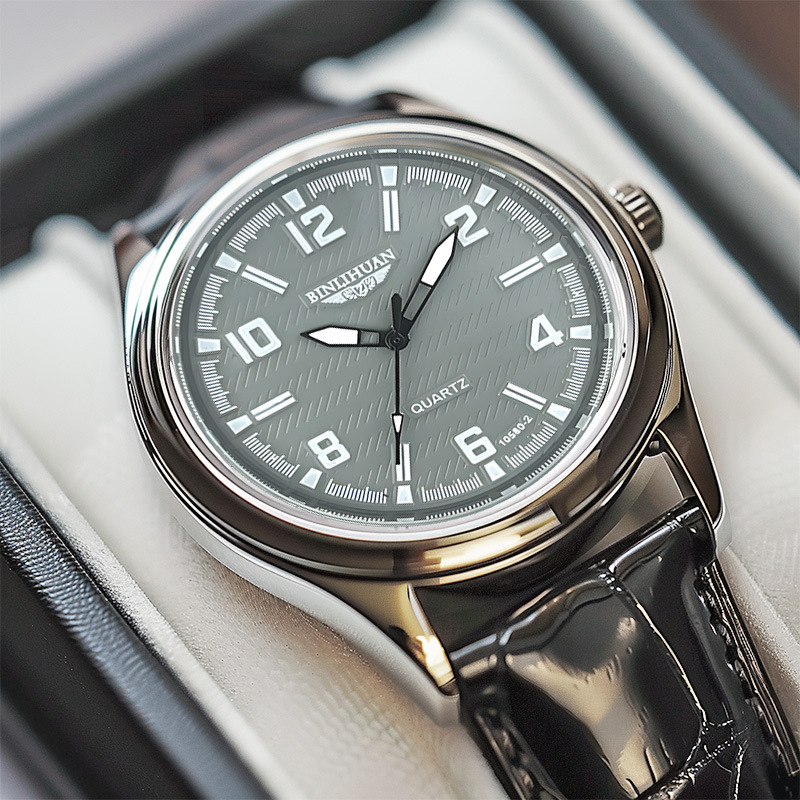chinese dress ladies Ferre Milano Silver Dial Brown Leather Strap Men's Watch main image 1