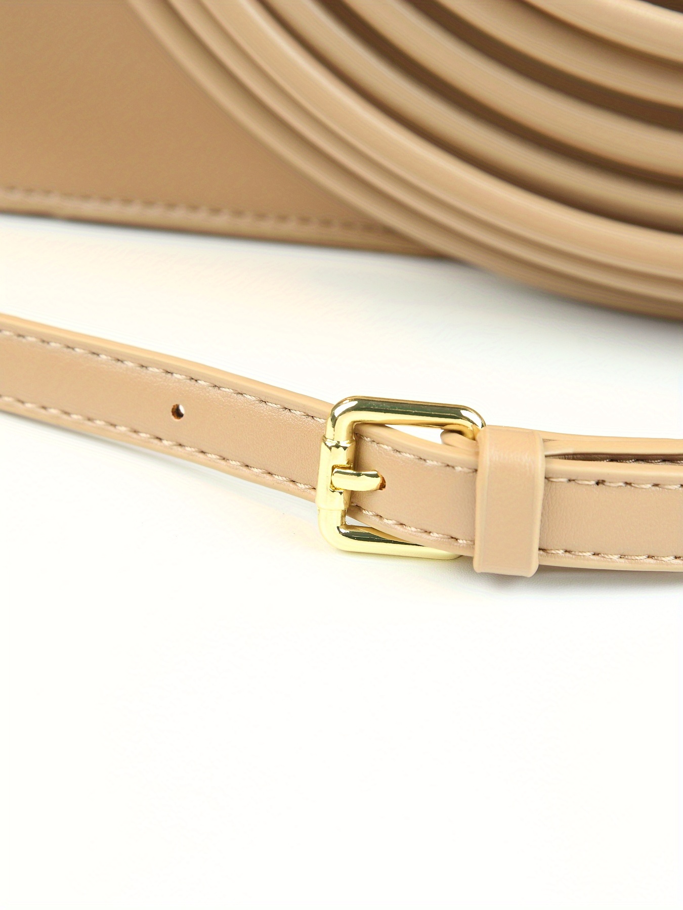 Stylish Solid Color Line Design Handheld Small Square Evening Bag for Women