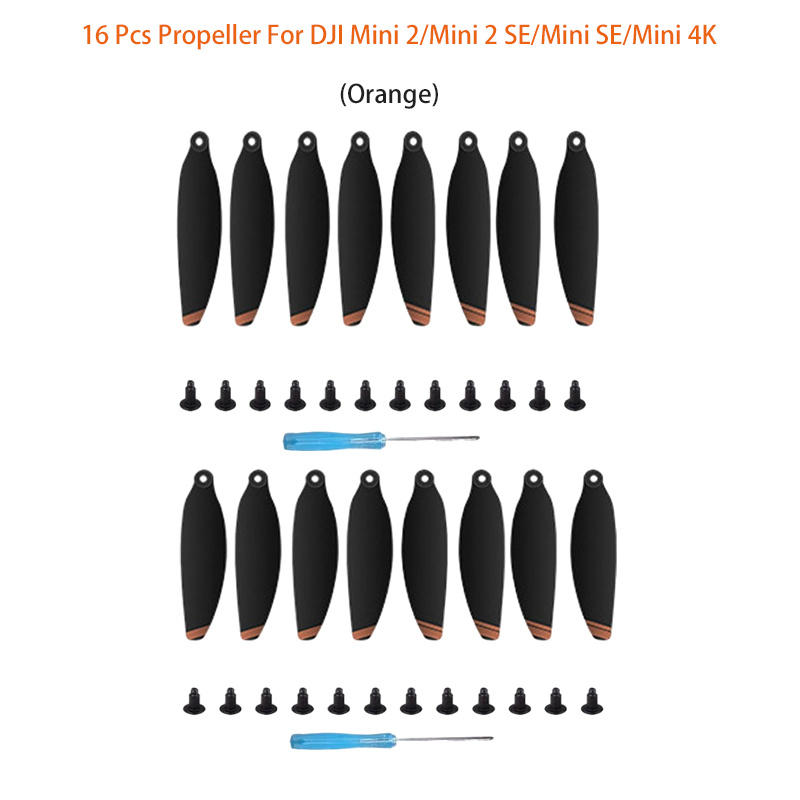Image of 16pcs Propeller For 2/mini Se//mini 4k Drone 4726 Replacement Props Blade Parts 2 Drone Accessories