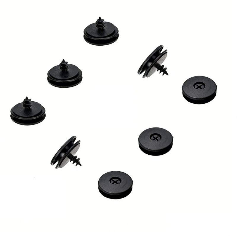 TEMU 8 pezzi Set universale di fibbie antiscivolo per tappetini auto, fibbia di fissaggio per tappetini, clip di fissaggio per tappeti rotondi