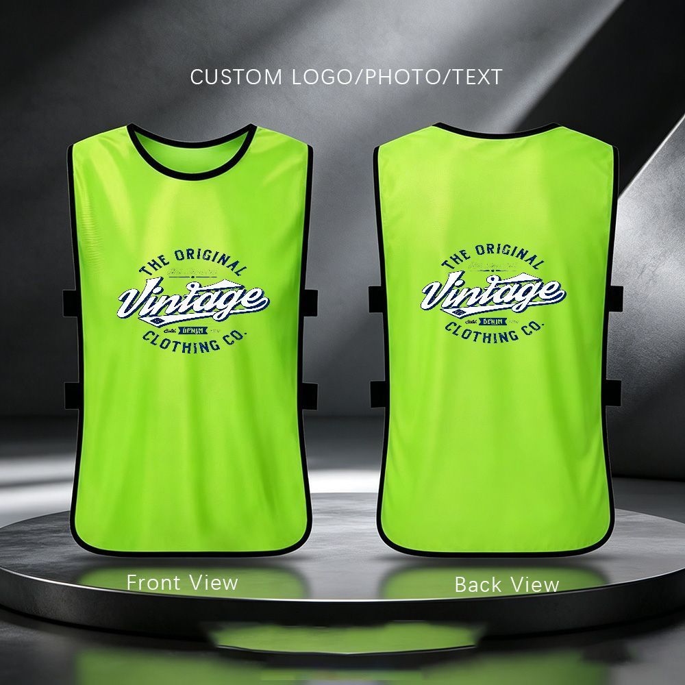 TEMU Camiseta deportiva sin de mezclilla personalizada retro vintage - Logotipo en letra , azul y , para gimnasio, correr, yoga, ciclismo. Disponible
