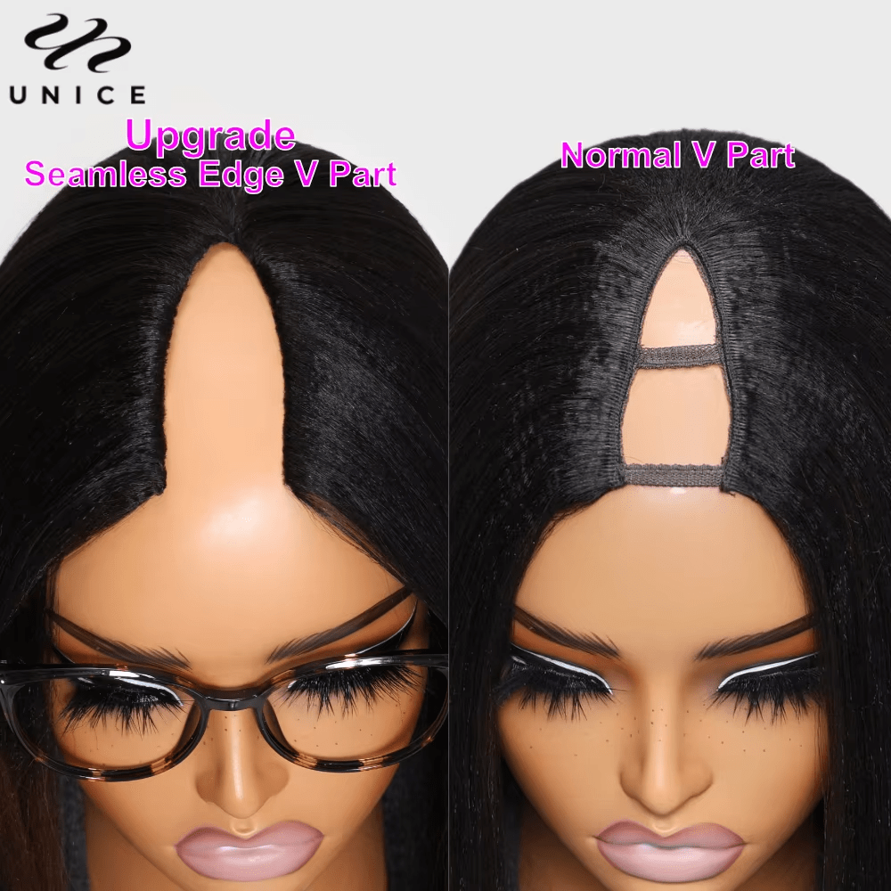 Nadula V-Teil-Perücke Aus Echtem Yaki-Haar – Klebefrei, Balayage-Braun, Natürlich & Einfach Zu Tragen