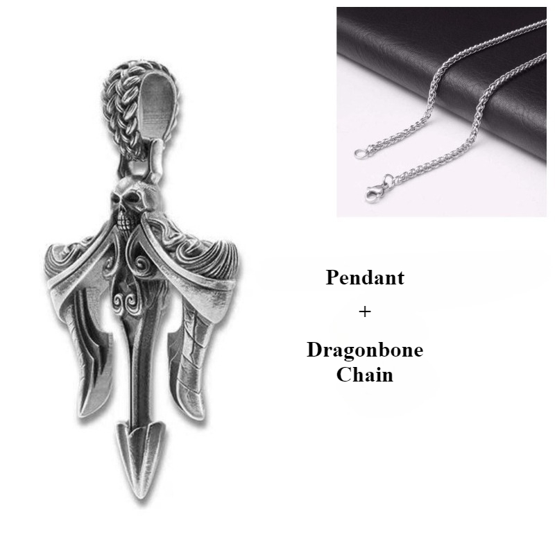 Retro Wave Pendant Hip-hop Individual Trendy Unisex Versatile Necklace