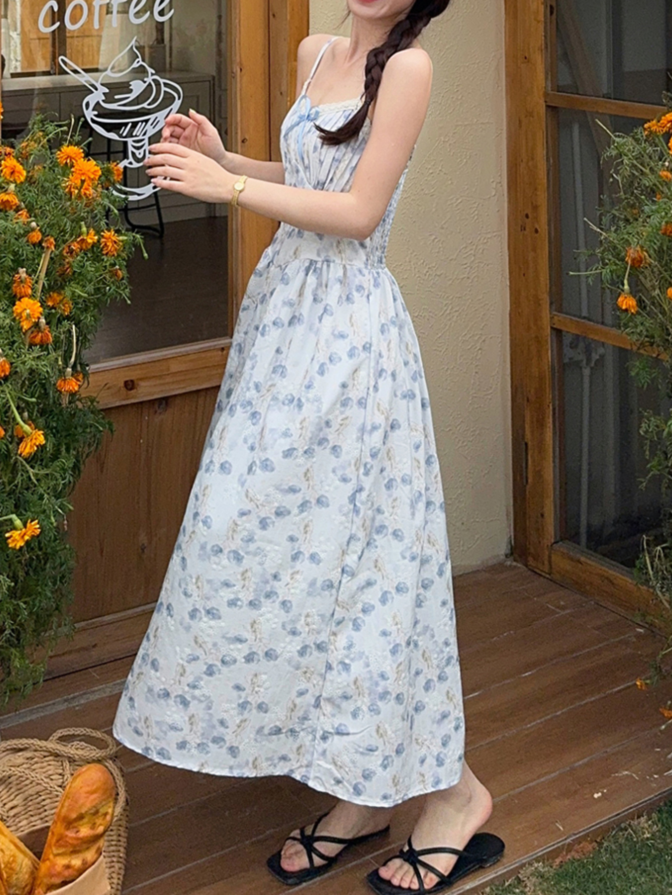 french gentle style spring new arrival dress unique fresh - Temu Oman