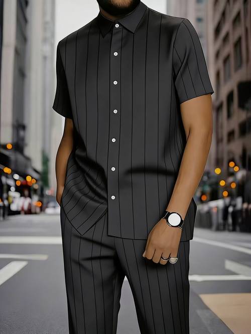 mens plus size lapel short sleeved and casual geometric art digital printing design suitable for vacation and leisure parties for daily street mens gifts trendy and