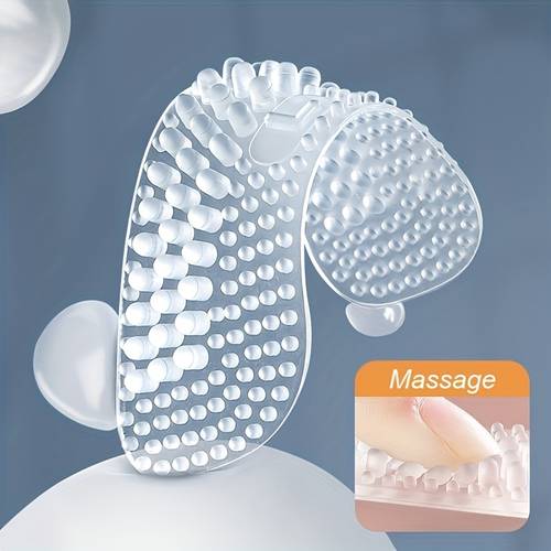 4pcs non slip silicone heel protectors silicone heel stickers womens high mens heel pads insert pads blistering and shoe