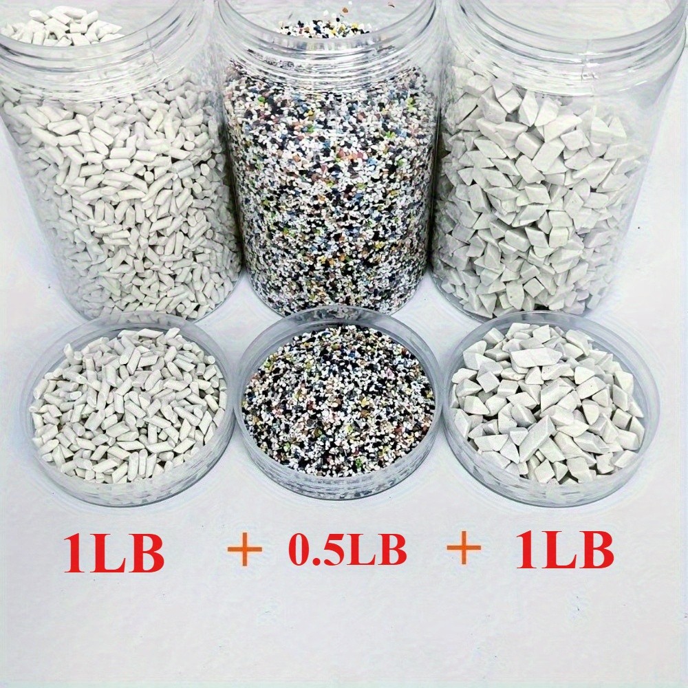 2.5 lbs Rock Tumbler Polishing Kit with Medium Grit and Pre-Polished Filler, Corundum Rock Polishing and Rolling, Enhances Gloss, Includes Suitable for Any Grinder, Polishing Stones for Rocks, Polishing Stones for Rocks, Polishing Stones for Rock 14 2.5 lbs Rock Tumbler Polishing Kit with Medium Grit and Pre-Polished Filler, Corundum Rock Polishing and Rolling, Enhances Gloss, Includes Suitable for Any Grinder, Polishing Stones for Rocks, Polishing Stones for Rocks, Polishing Stones for Rock