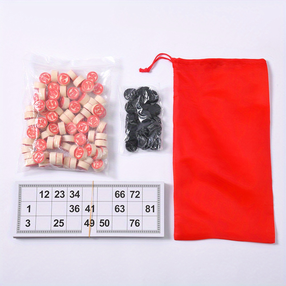 90 Wooden Chess Pieces And 24 Cards, Classic Tabletop Party Game, For Electricity, Suitable For ' Fun