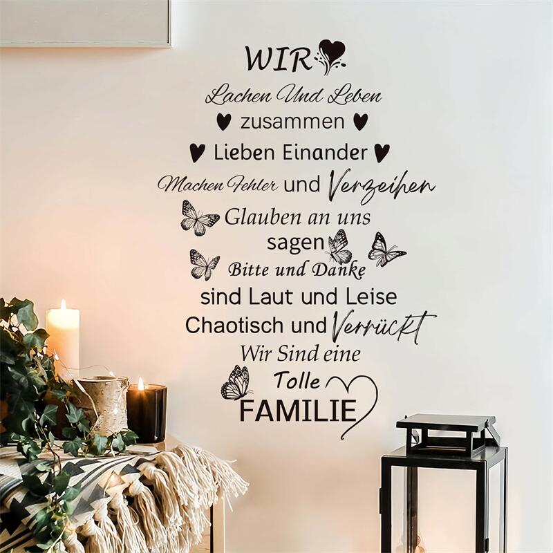 Image of 1pc Modern Alphabet Printing Design Wall Decals, Decorative Wall Stickers, 11.22in*23.62in, Easy To Peel And Stick, Suitable For Living Room Or Bedroom Decor, Backdrop Decor, Home Decor